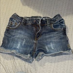 girls jean shorts